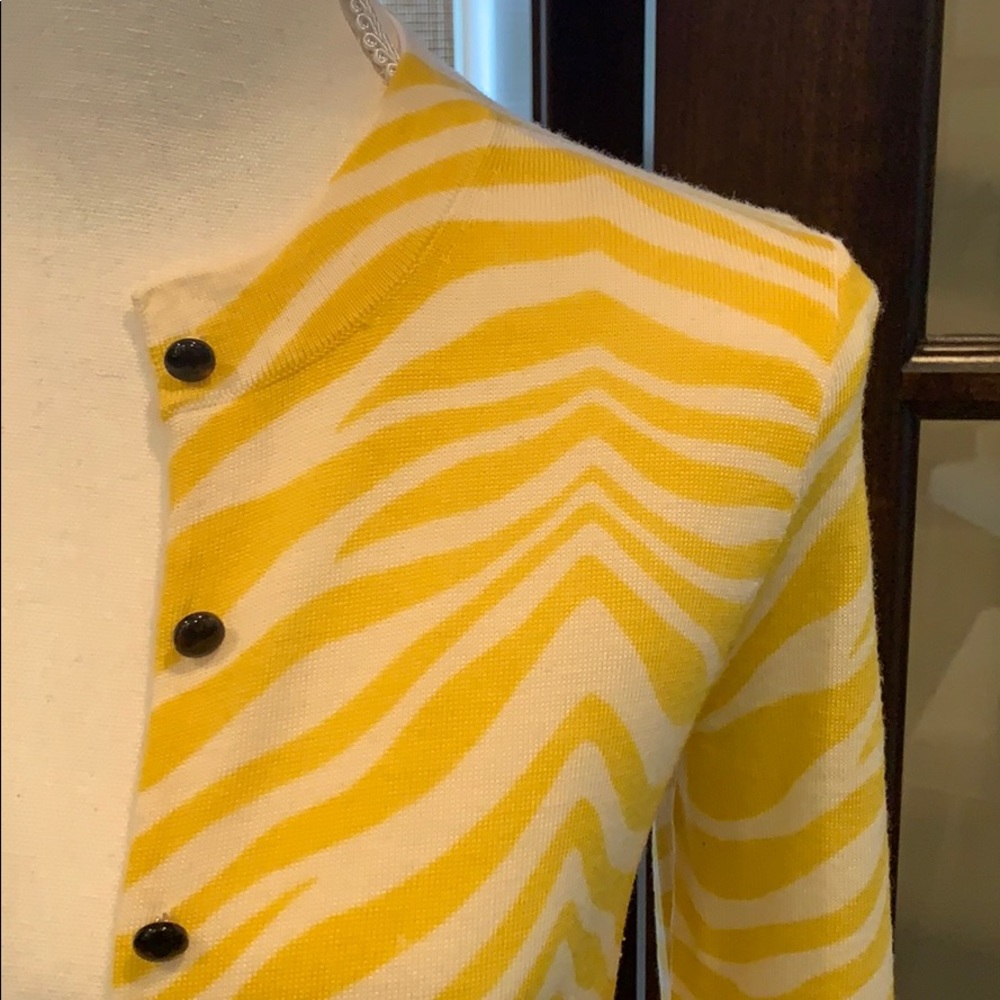 J.Crew Zebra Cardigan